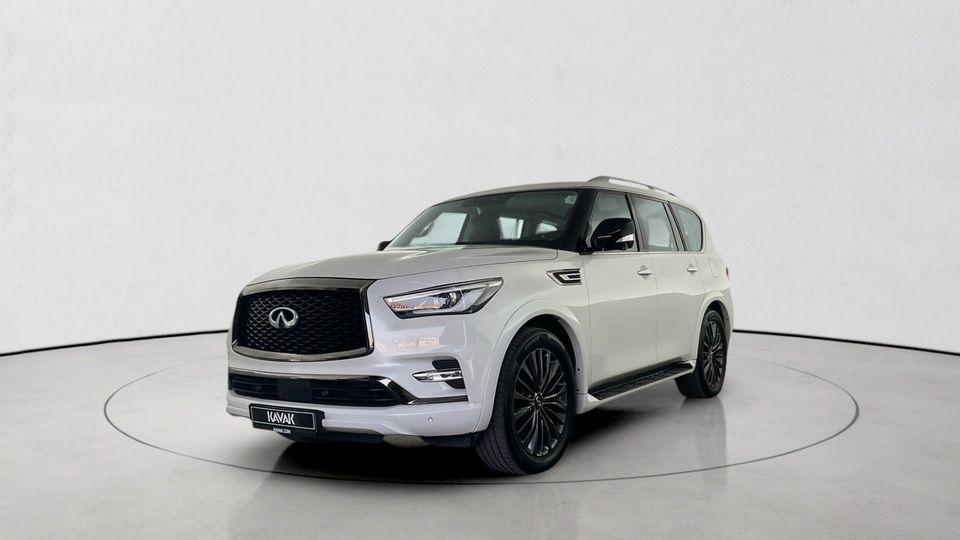 Infiniti QX80 Luxe Sensory ProActive - Black Edition   upto AED 20,000 Ramadan Discount   Guaranteed Warranty   0