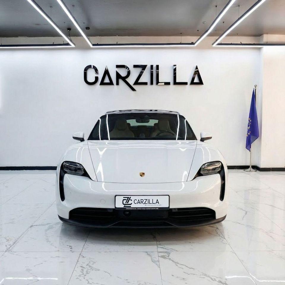 Porsche Taycan Base AED 4,308 /Monthly l Porsche Taycan – 79.2 kWh Electric Luxury Sedan l White