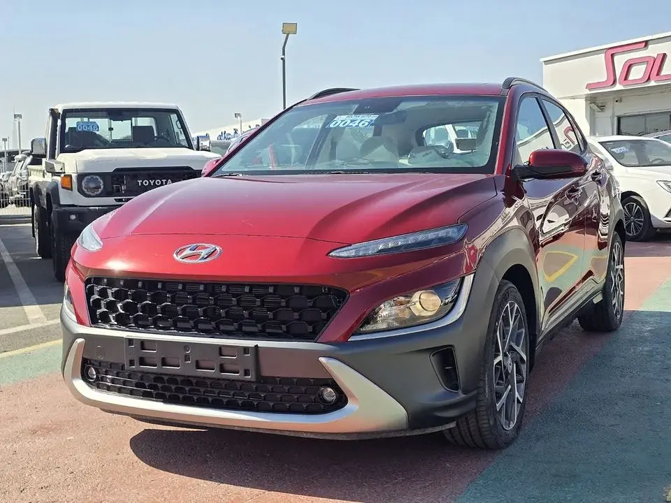 Hyundai Kona Hyundai Kona Hybrid 1.6l SUV FWD 5Doors Red Color 2023 Model