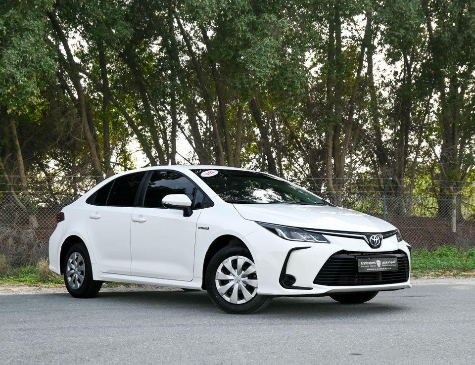 Toyota Corolla XLI 1.8L Toyota Corolla Hybrid 2022 GCC Accident-Free Excellent Condition 1092 AED Monthly