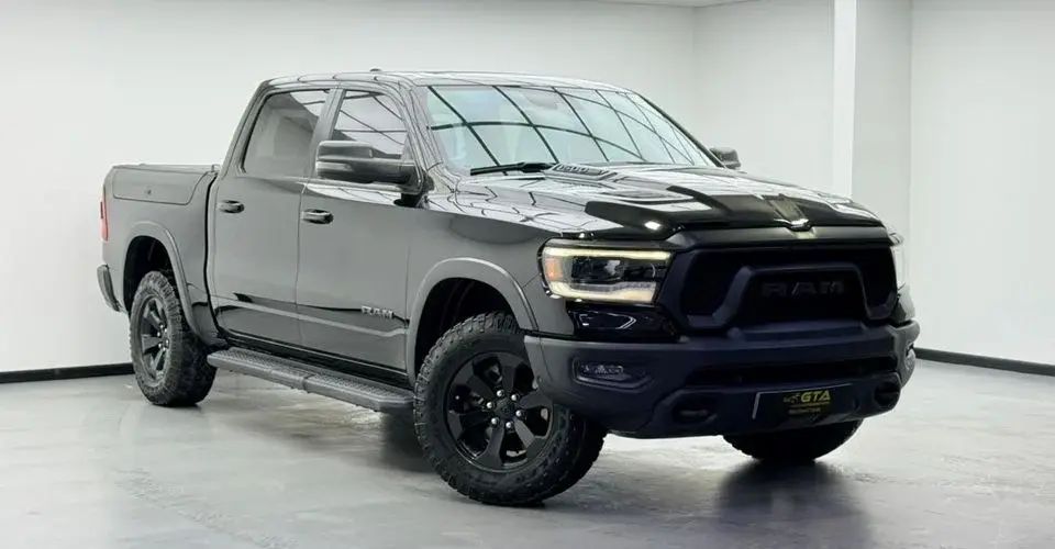 RAM 1500 2023 Dodge RAM 1500 Rebel Double Cab eTorque, 2028 Dodge Warranty and Service Pack, GCC