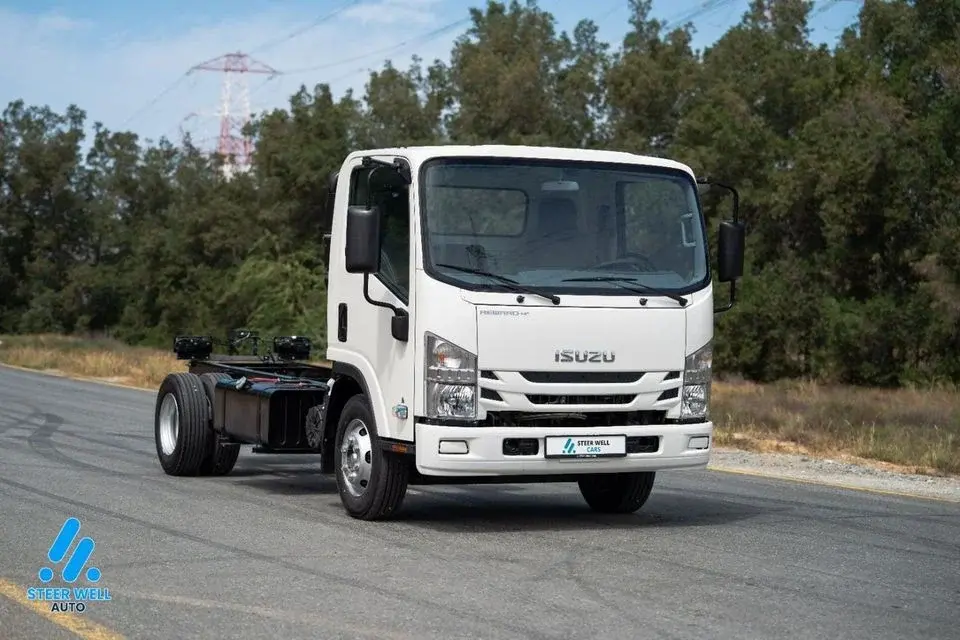 Isuzu NPR 2025 3.0L DSL MT Bare Chassis 14ft GCC Best Price Export Only