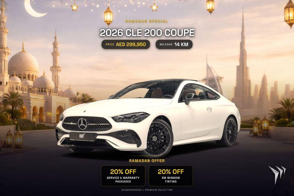 Mercedes-Benz CLE 200 Coupe EMC Warranty Until Model Year 4,312 P/M 0% Downpayment