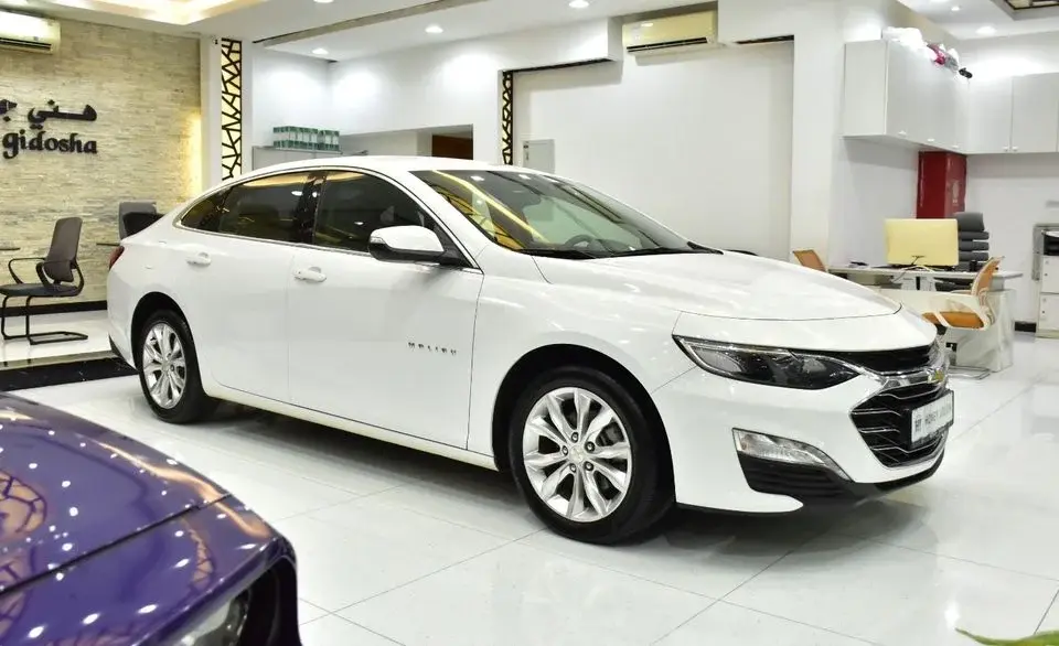 Chevrolet Malibu EXCELLENT DEAL for our Chevrolet Malibu Turbo ( 2021 Model ) in White Color GCC Specs