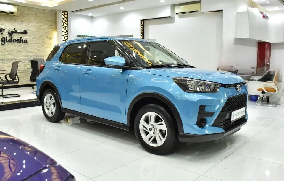Toyota Raize EXCELLENT DEAL for our Toyota Raize E ( 2023 Model ) in Blue Color GCC Specs