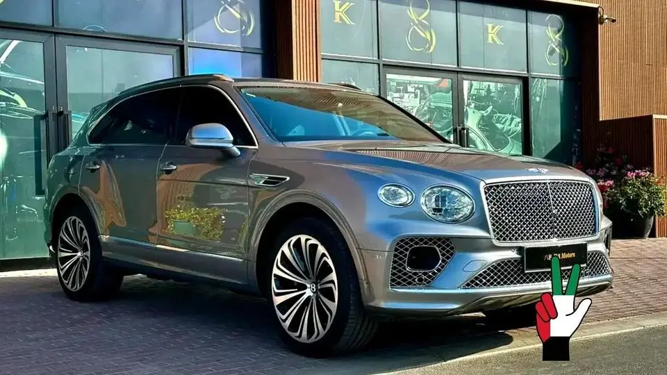 Bentley Bentayga 4.0L V8 EWB Azure Azure GCC Specs Dealership Warranty Fully Loaded Crypto Friendly