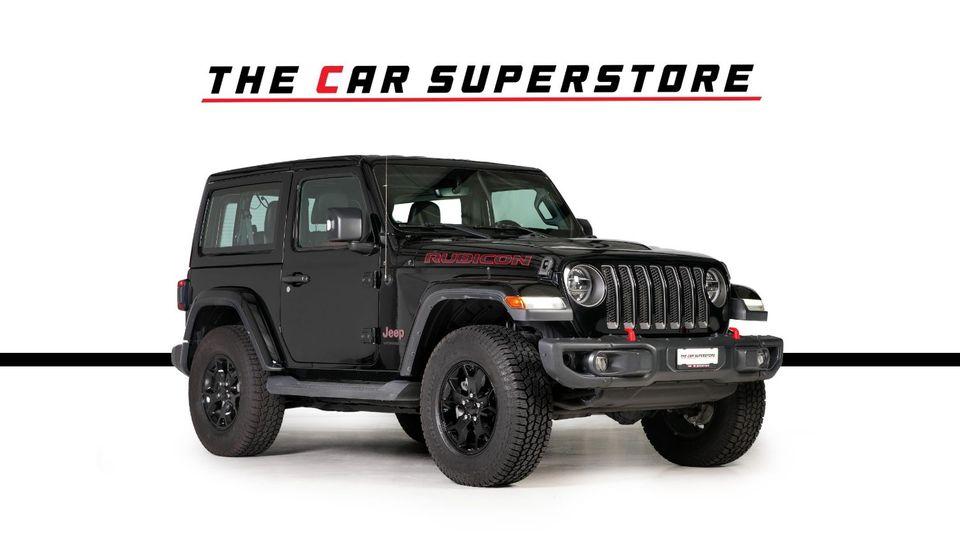 Jeep Wrangler Rubicon 3.6L A/T (4 Seater) GCC-Low Mileage-AL Futtaim Full Service History-Differential Locks