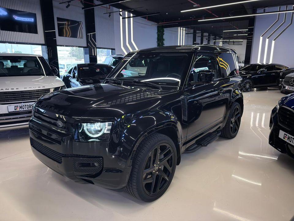 Land Rover Defender P400 90 HSE 3.0L (5 Seater) 2021 Defender 90 HSE - 22 KHAN RIMS - BORLA EXHAUST SYSTEM - ALTAYYER WA