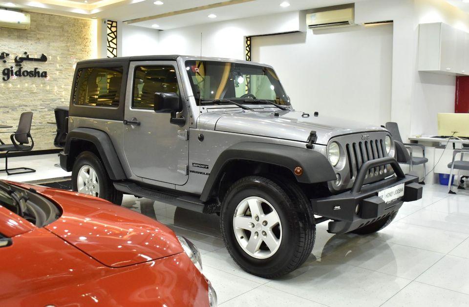 Jeep Wrangler EXCELLENT DEAL for our Jeep Wrangler Sport ( 2016 Model ) in Silver Color GCC Specs