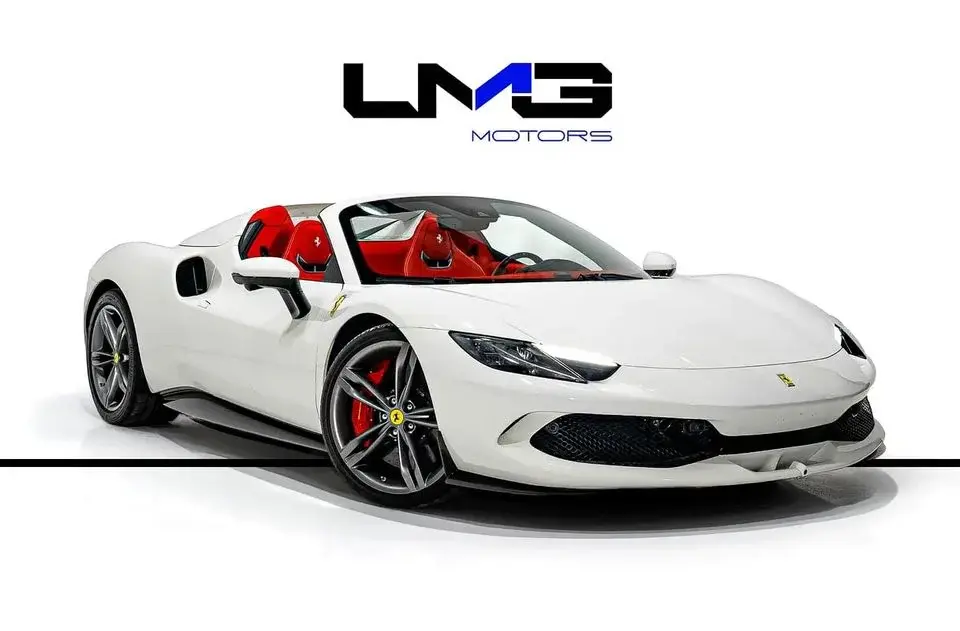 Ferrari 296 GTS CARBON FIBRE FRONT SPOILER LIFT SYSTEM COLOURED SPECIAL STITCHING