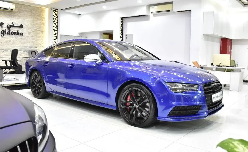 Audi S7 EXCELLENT DEAL for our Audi S7 Quattro TFSi ( 2016 Model ) in Blue Color GCC Specs