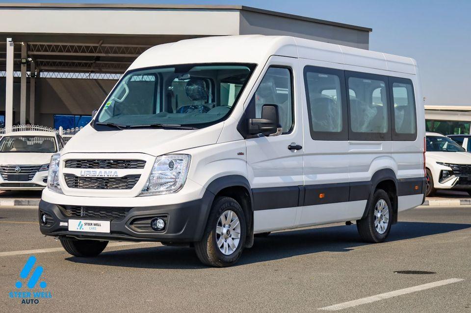 Force Urbania 2026 GCC Specs 14-Seater 2.6L Turbo DSL High Roof 5 Speed MT Passenger Van For Export