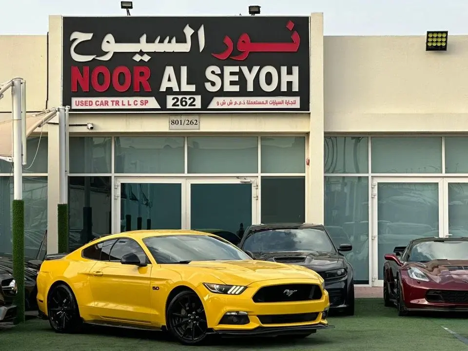 Ford Mustang FORD MUSTANG GT 5.0 PREMIUM 2017 GCC FULL OPTION ORIGINAL PAINT FULL SERVICE HISTORY
