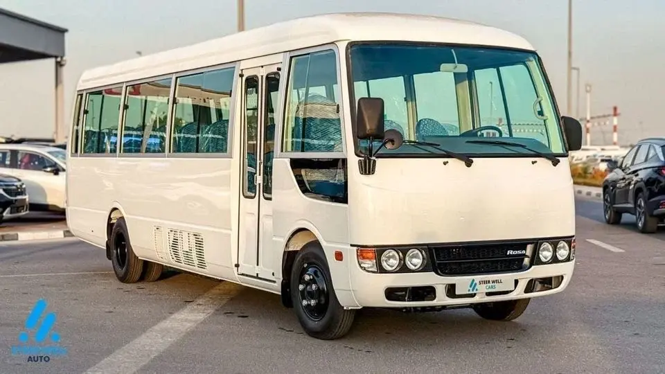 Mitsubishi Rosa 2026 30 Seater Bus 4.2L Diesel ABS GCC Specs Brand New Export Ready White BEST PRICE