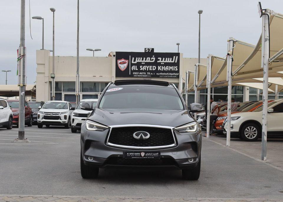 Infiniti QX50 2.0T Luxe (AWD) Infiniti QX50 - 2022 - GCC - Full Option - Accident-Free - 4-cylinder (V) - 2.0L - E