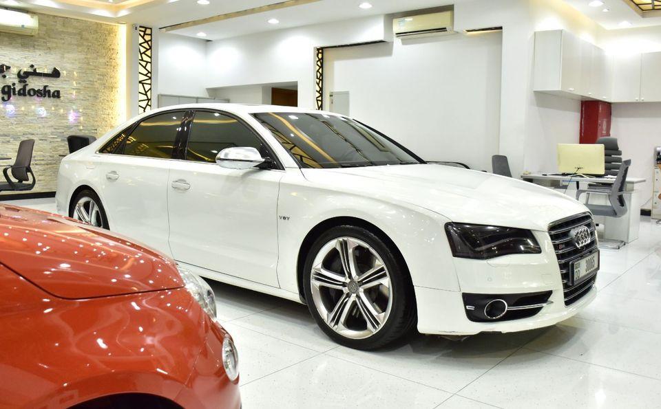 Audi S8 EXCELLENT DEAL for our Audi S8 TFSi ( 2013 Model ) in White Color Korean Specs