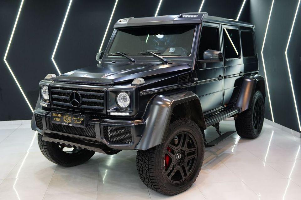 Mercedes-Benz G 500 4X4 4.0L Carbon Fiber Trim, Harman/Kardon Audio, Power Running Boards, GCC Specs!!