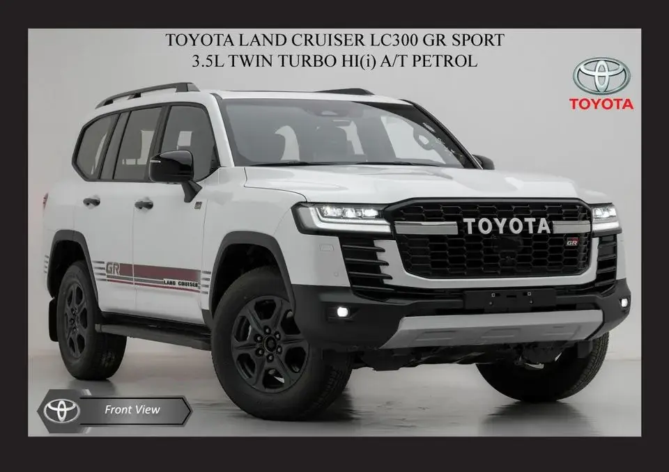 Toyota Land Cruiser #Al TOYOTA LAND CRUISER LC300 GR SPORT 3.5L TWIN TURBO HI(i) A/T PTR Only export