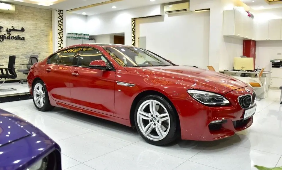 BMW 640i EXCELLENT DEAL for our BMW 640i GranCoupe M-Kit ( 2016 Model ) in Red Color GCC Specs
