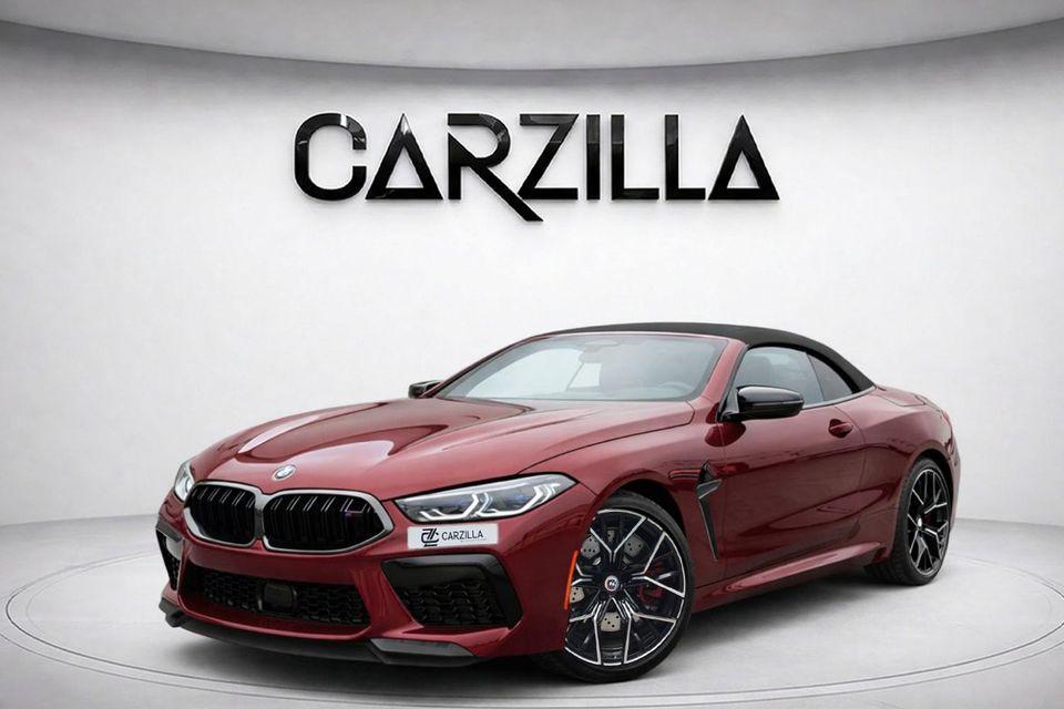 BMW M8 Competition 4.4L (617 HP) AED 7,638 P.M l 0% Down Payment l Competition Convertible l Carbon Core –