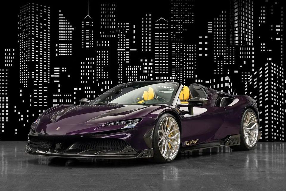 Ferrari SF90 Spider Ferrari SF90 SPIDER KEYVANY 1 OF 10 VIOLA HONG KONG COLOUR