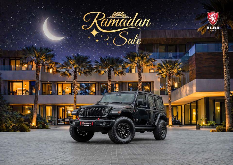 Jeep Wrangler Wrangler Unlimited Rubicon 4,309 P.M 0% Downpayment Jeep Warranty + Service! Ramadan Offer!