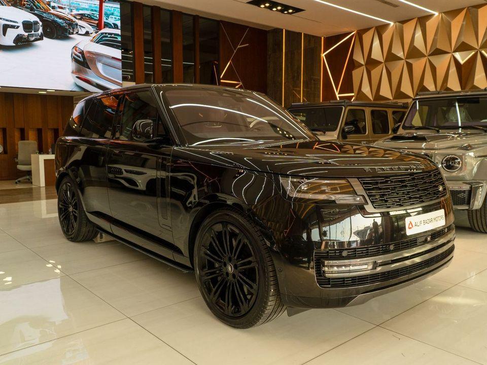 Land Rover Range Rover Autobiography P530 4.4L 2023 Range Rover Vogue Autobiography Black Exterior Maroon Interior Lu