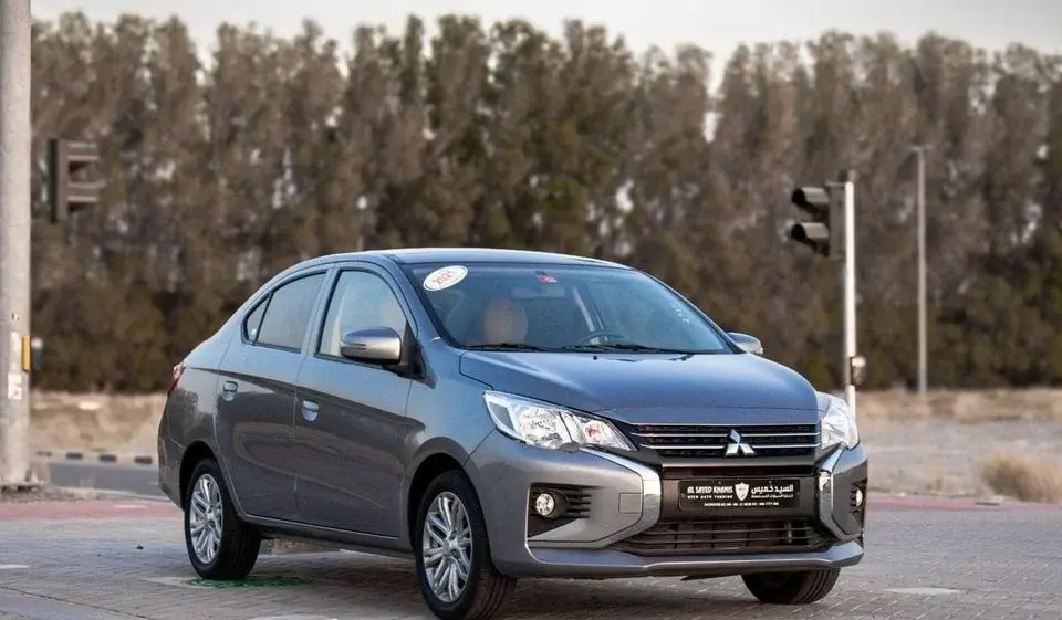 Mitsubishi Attrage STD GLX 1.2L Mitsubishi Attrage 2021 1.2L GCC, accident-free, in excellent condition 353 p.m