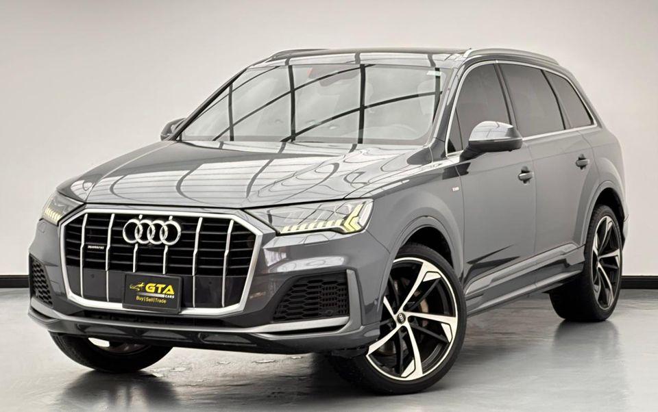 Audi Q7 2022 Audi Q7 55 TFSI Quattro S-Line, 1 Year Warranty Unlimited KM, Service History, GCC