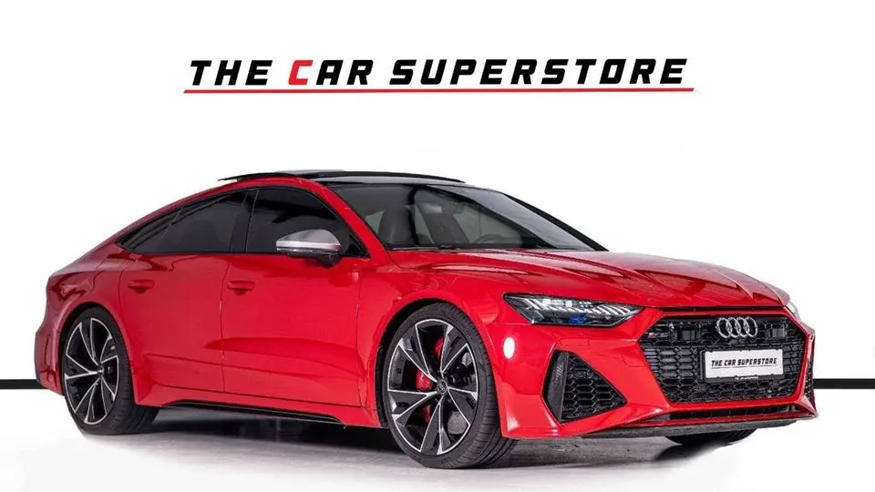 Audi RS7 TFSI quattro 4.0L GCC-1 Owner-Al Nabooda Service Contract Until 2028-Tango Red Special Color