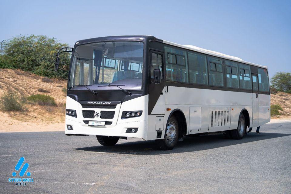 Ashok Leyland Falcon 63+1 Seater Bus 2025 GCC Specs 5 Speed-MT ABS Heavy Duty Passenger Bus