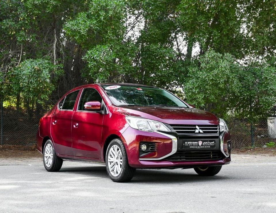 Mitsubishi Attrage GLX Base 1.2L Mitsubishi Attrage 1.2L 2022 GCC accident-free Excellent Condition 462 AED Monthly