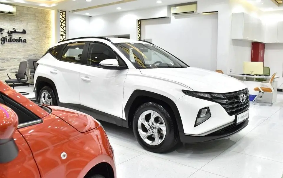 Hyundai Tucson EXCELLENT DEAL for our Hyundai Tucson ( 2023 Model ) in White Color GCC Specs