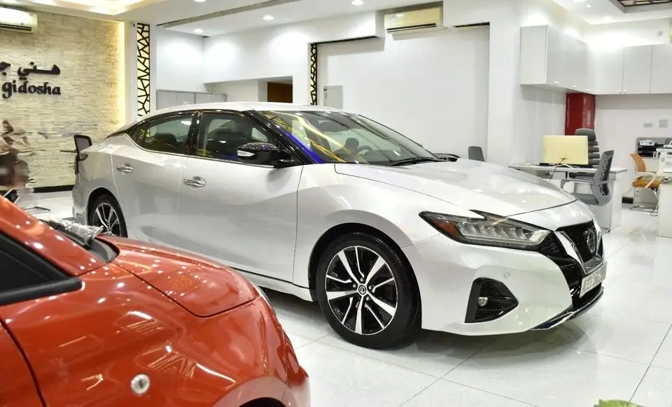 Nissan Maxima EXCELLENT DEAL for our Nissan Maxima SV ( 2021 Model ) in Silver Color American Specs