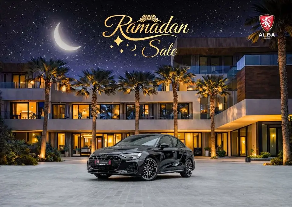 Audi A3 A3 S-Line 3,251 P.M 0% Downpayment A3 S-LINE AUDI WARRANTY & SERVICE! Ramadan Offer!