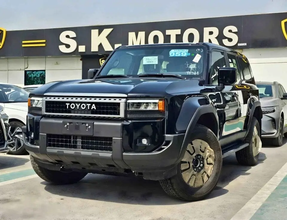 Toyota Prado ALL ROUNDER / MID OPTION / 2.4L PETROL V4 / LETHAER WITH DRIVER PWR SEAT / COOL BOX (CODE#PPARS)