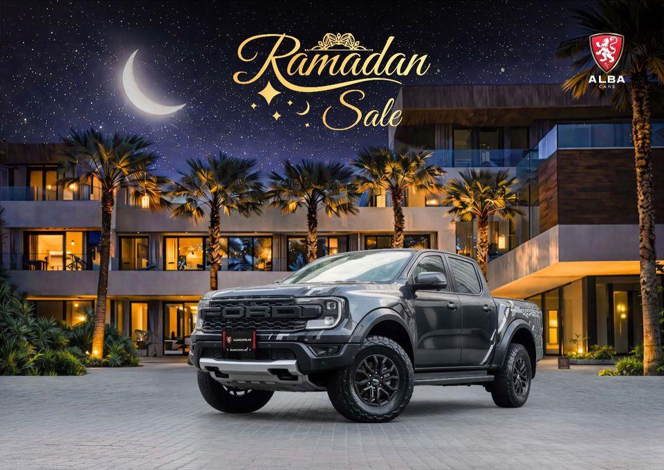 Ford Ranger Ranger Raptor 3,819 P.M 0% Downpayment RANGER RAPTOR AL TAYER WARRANTY! Ramadan Offer!