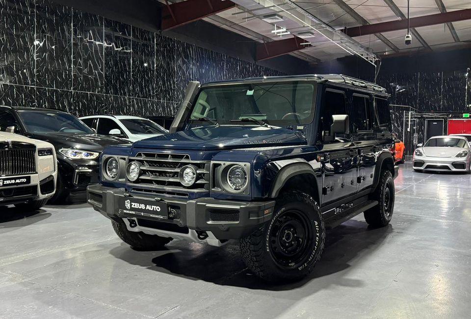 INEOS Grenadier Trialmaster -Automatic . Petrol . Four Wheel Drive . 5 Seats . 5 Doors ▾