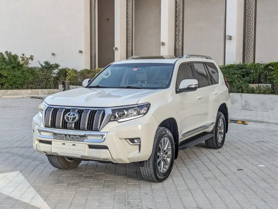 Toyota Prado Toyota Prado 2018 gxr white colour LHD automatic gear