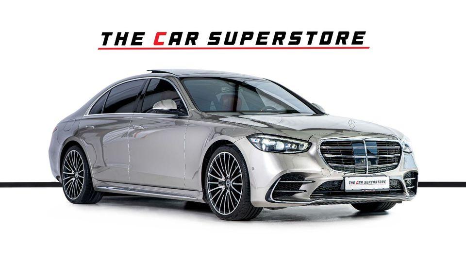 Mercedes-Benz S 580 4MATIC Exclusive 4.0L GCC-Gargash Warranty & Service Contract Until 05/2027-AMG Body Styli