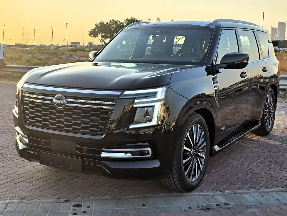 Nissan Patrol Nissan Patrol LE Platinum City 3.5l Twin turbo petrol A/T 4WD SUV Black Color Inside Tan GCC 2026 Mo