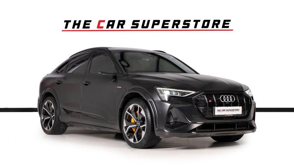 Audi etron 95 kWh Quattro SLine-GCC-Al Nabooda Warranty & Service Package Until 11/2027