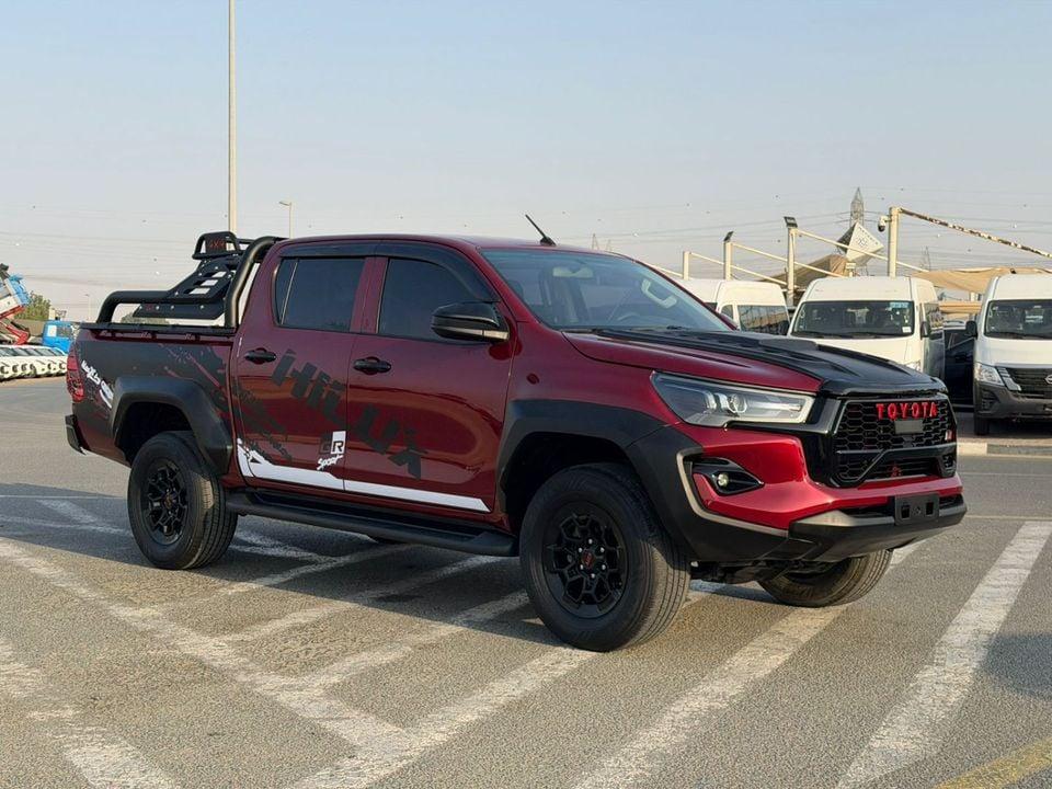 Toyota Hilux 2022 Toyota Hilux GR Sports Modified - 2.7L V4 AWD -GCC- Full Off Road Rollbar - Rear CAM & Multi Me