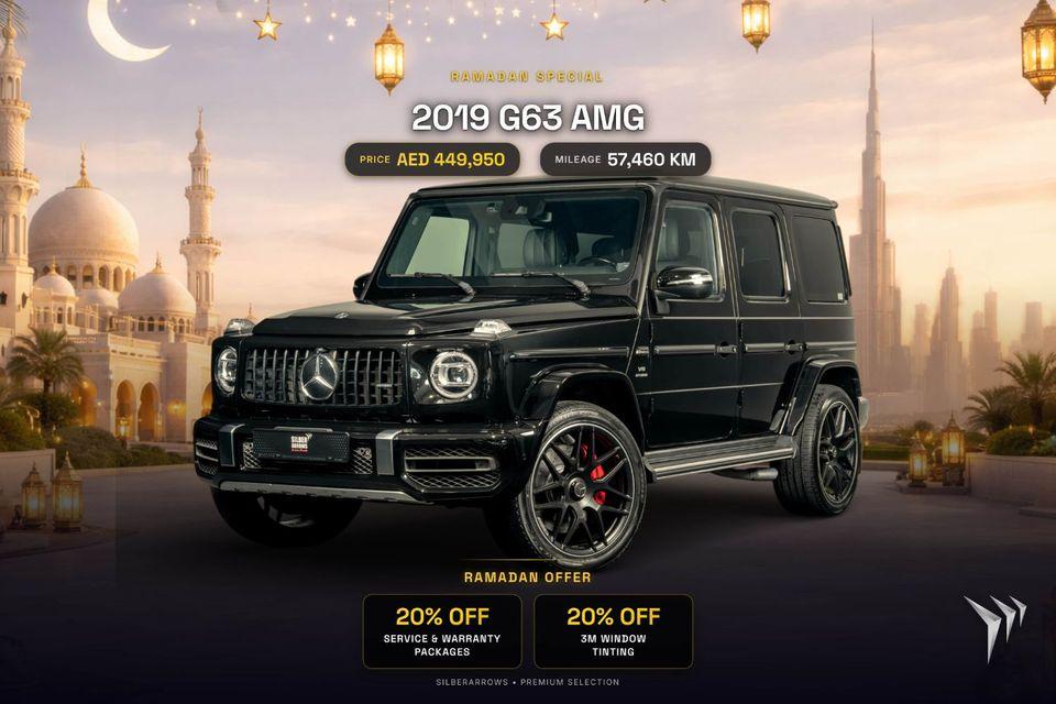 Mercedes-Benz G 63 AMG G63 AMG 0% Downpayment AED 6,468 P/M Warranty and Service Package Available