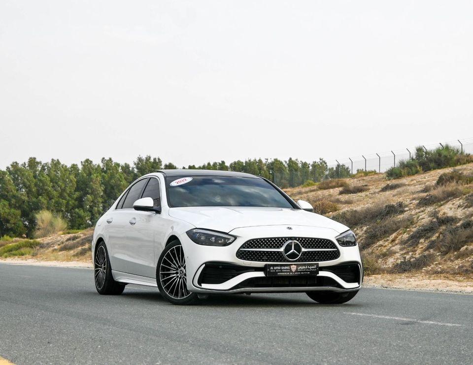 Mercedes-Benz C 200 MERCEDES C200 2022 GCC accident-free Excellent Condition 2415 AED Monthly