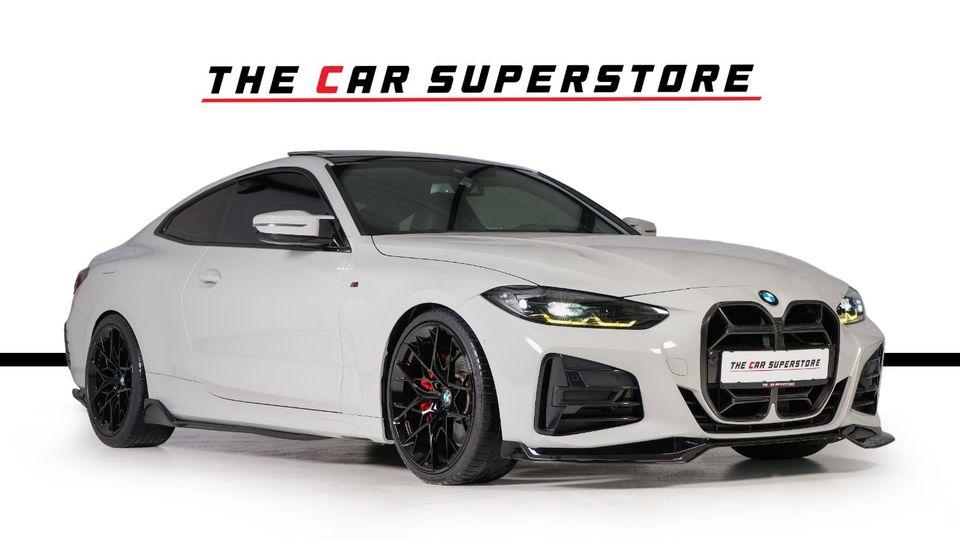 BMW 430i M Sport 2.0L GCC-Low Mileage-AGMC Full Service History Warranty & Service Contract-Aero Kit