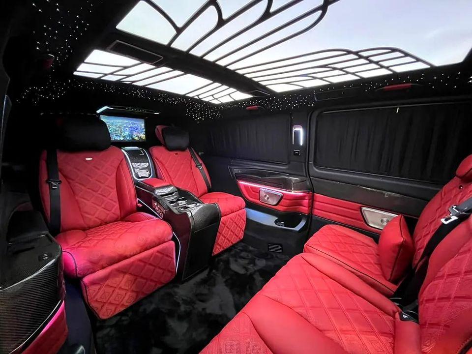 Mercedes-Benz V 300 ARRIVAL MODEL VIP MERCEDES GCC V300 with ADDITIONAL REAR AC - 2 Years Warranty by VLINE