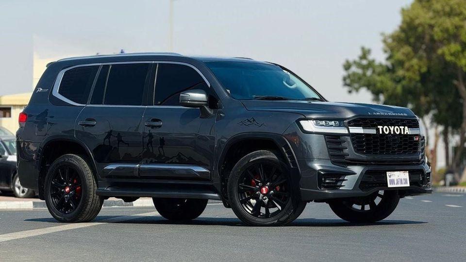 Toyota Land Cruiser 2014 4.5L DIESEL AT RHD MODIFIED TO LC 300 GR SPORTS GR ALLOY RIMS SIDE BODY STICKER C Export only