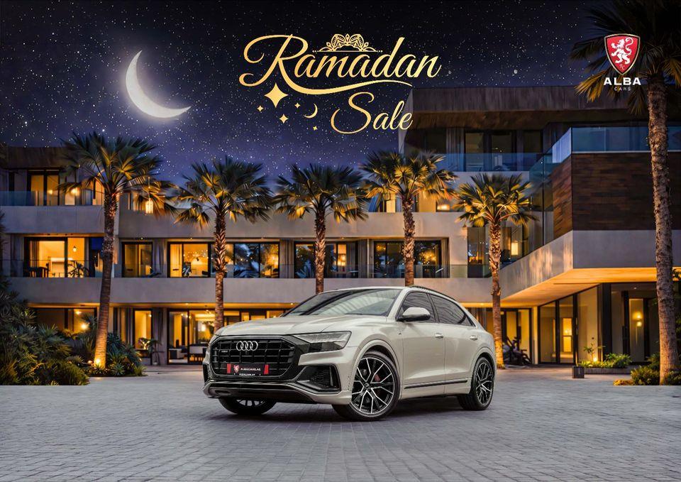 Audi Q8 Q8 55 TFSI Quattro S-Line 4,407 P.M 0% Downpayment Service Contract! Ramadan Offer!