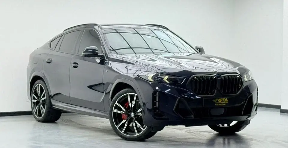 BMW X6 2025 BMW X6 xDrive40i M-Sport PRO, 2029 BMW Warranty + Service Pack, Very Low Km, Fully Loaded, GCC